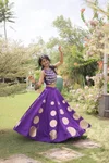 Lw 7173 Roman Silk Gota Pattern Work Navratri Lehenga Choli
